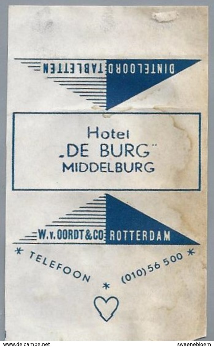 Suikerwikkel - MIDDELBURG. Hotel - DE BURG -. - Suiker