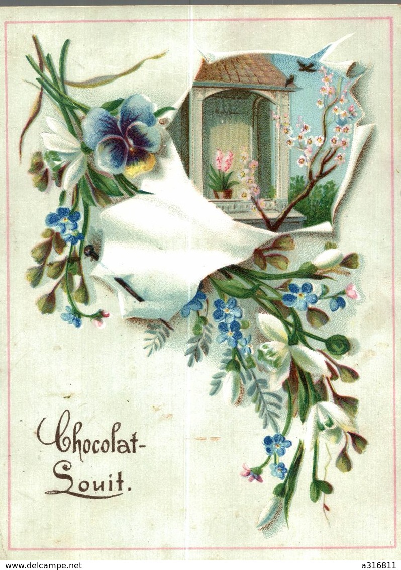 CHOCOLAT LOUIT  CALENDRIER 1887 - Tamaño Grande : 1981-90