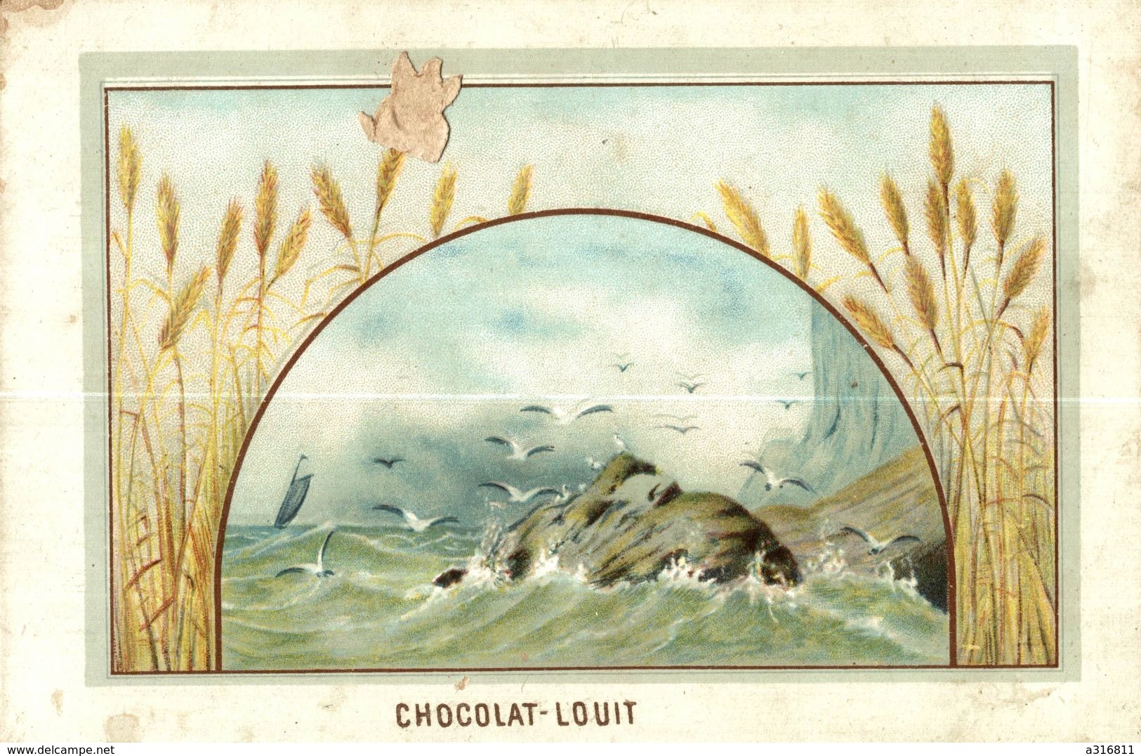 CHOCOLAT LOUIT  CALENDRIER 1887 - Tamaño Grande : 1981-90