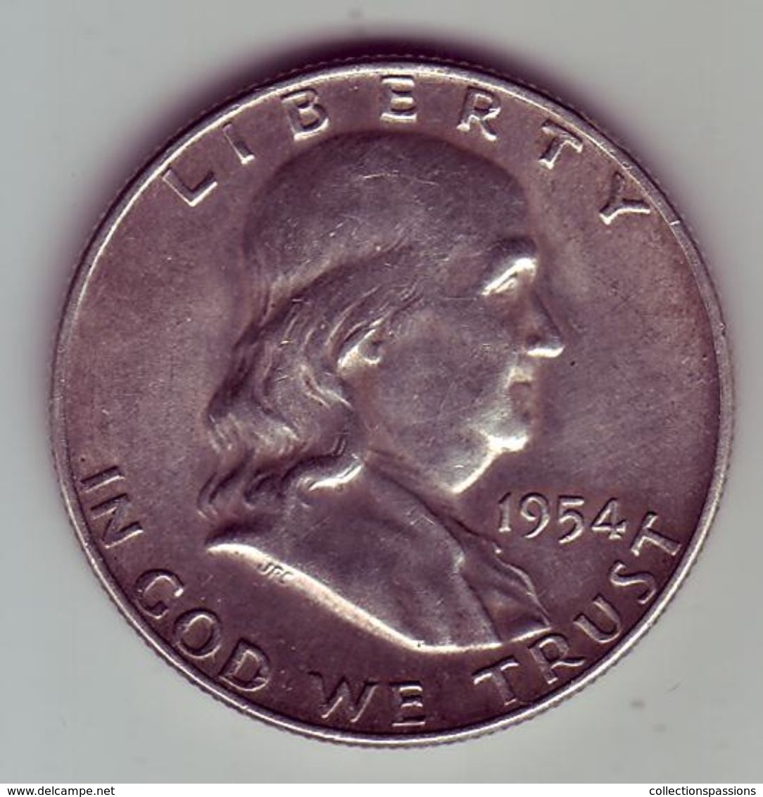 - USA - Etats Unis - Half Dollar Franklin 1954 D. - 1948-1963: Franklin