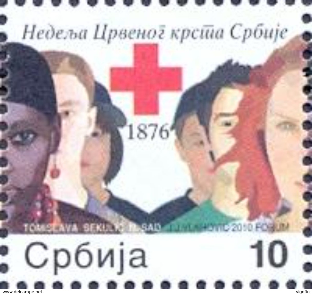 SRB 2010-ZZ35 RED CROSS, SERBIA, 1 X 1v, MNH - Serbia