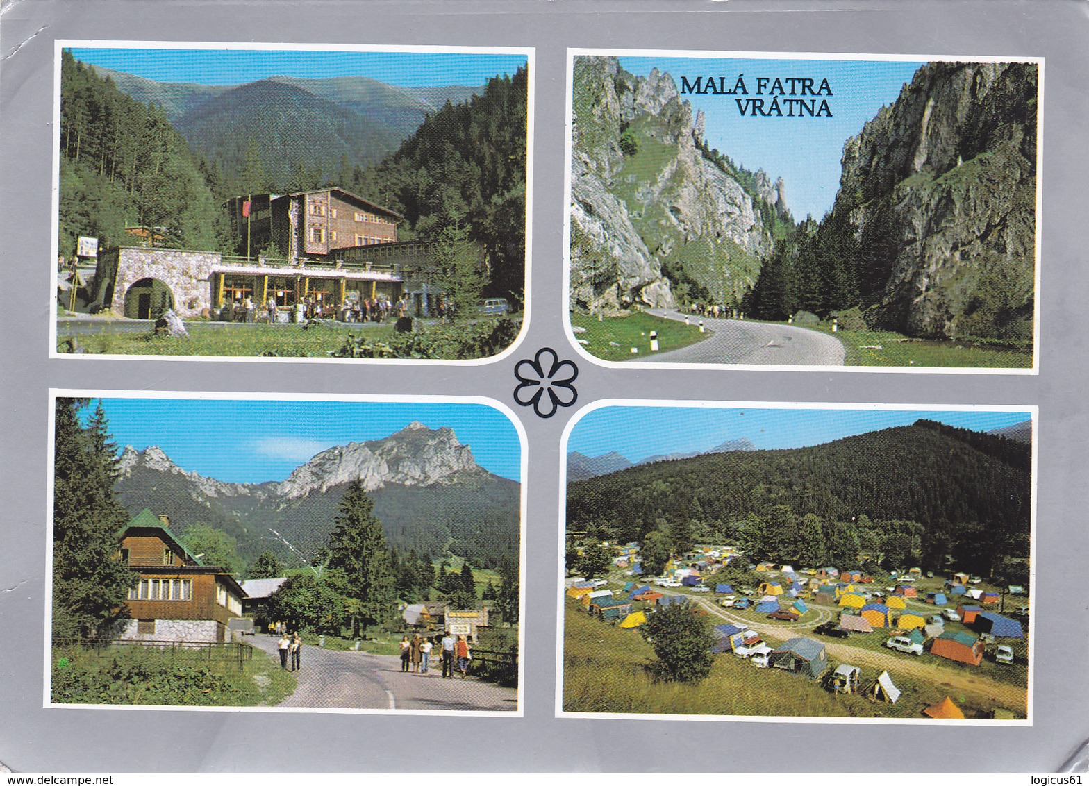 AUTOCAMPING ÎN VRATNA VALLERY (VRATNA DOLINA), COTTAGE,THE GRAT WALL, Postcard,unused,SLOVAKIA, - Hotels- Horeca