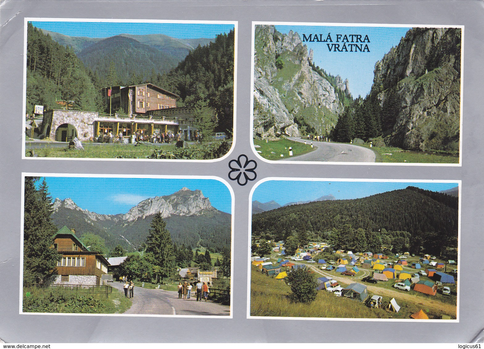 AUTOCAMPING ÎN VRATNA VALLERY (VRATNA DOLINA), COTTAGE,THE GRAT WALL, Postcard,unused,SLOVAKIA, - Hotel- & Gaststättengewerbe