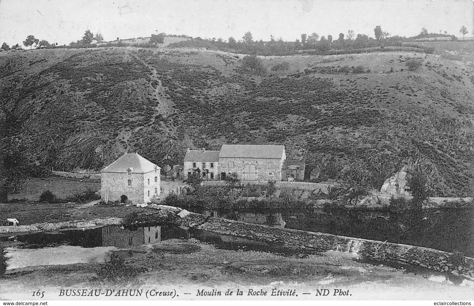 Busseau D'Ahun     23        Moulin De La Roche Etivité           (voir Scan) - Autres & Non Classés