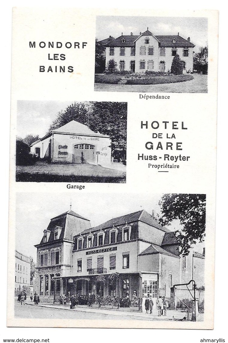 Mondorf Les Bains Hotel De La Gare Huss Reyter Propriétaire Dépendance Garage Bon état Non Circulée - Mondorf-les-Bains