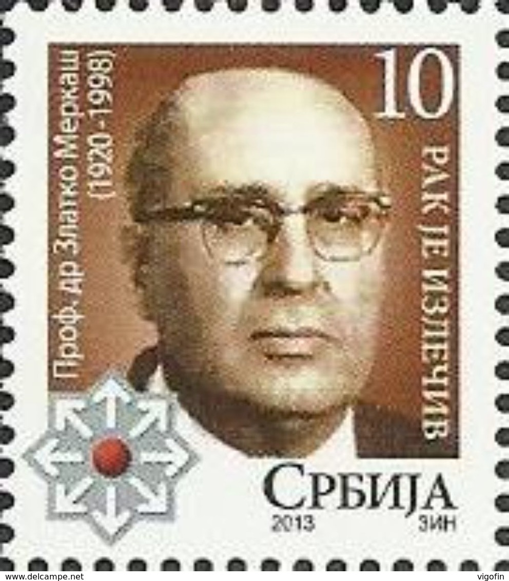 SRB 2013-ZZ57 RED CROSS CANCER, SERBIA, 1 X 1v, MNH - Serbia