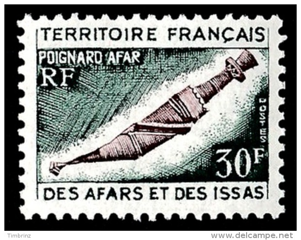 AFARS ET ISSAS 1974 - Yv. 383 ** TB  Cote= 2,00 EUR - Poignard Afar  ..Réf.AFA22779 - Neufs