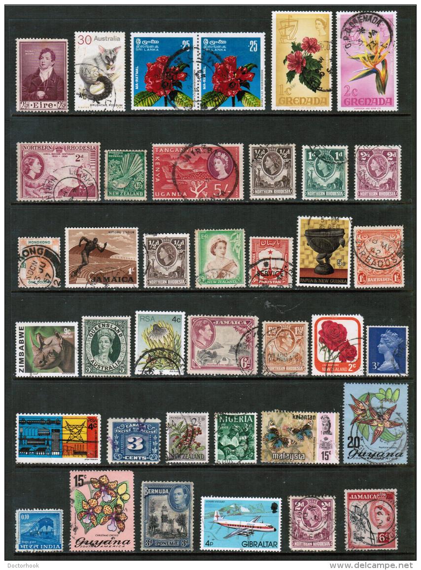 BRITISH COMMONWEALTH---Collection Of USED DL-489 - Collections (without Album)