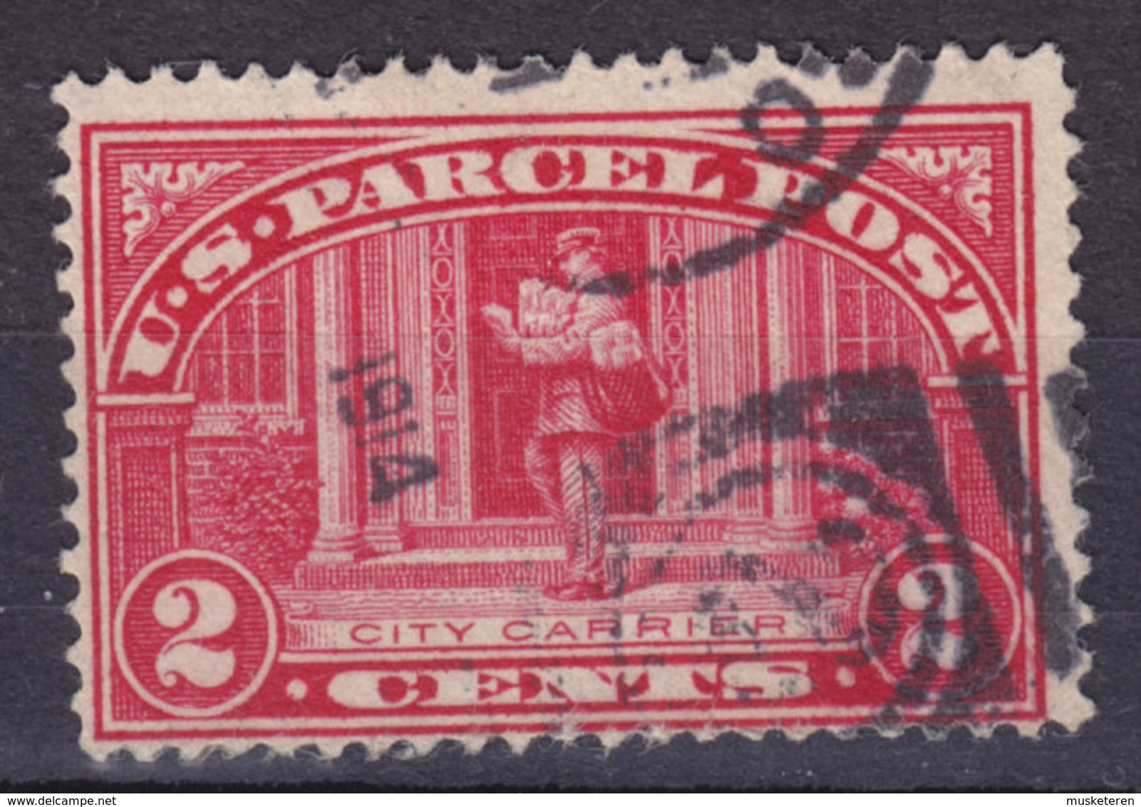 United States Paketmarke 1912 Mi. 2a   2c. Stadtbriefträger - Reisgoedzegels