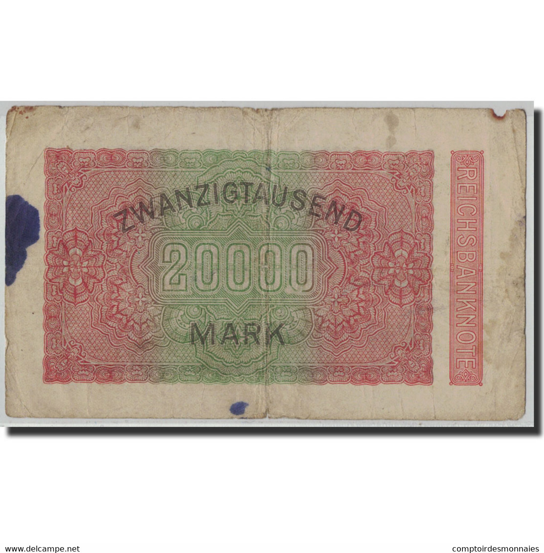 Billet, Allemagne, 20,000 Mark, 1923, 1923-02-20, KM:85a, B - 20000 Mark