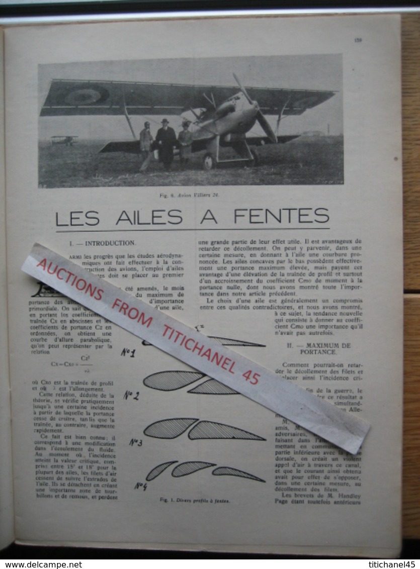 LA CONQUETE DE l'AIR 1929 n°3 - OCHS -CONGO-VILLIERS 24-HANDLEY PAGE HARROW-FARMAN F.190-avia BH. 11 B-MOTH DE HAVILLAND