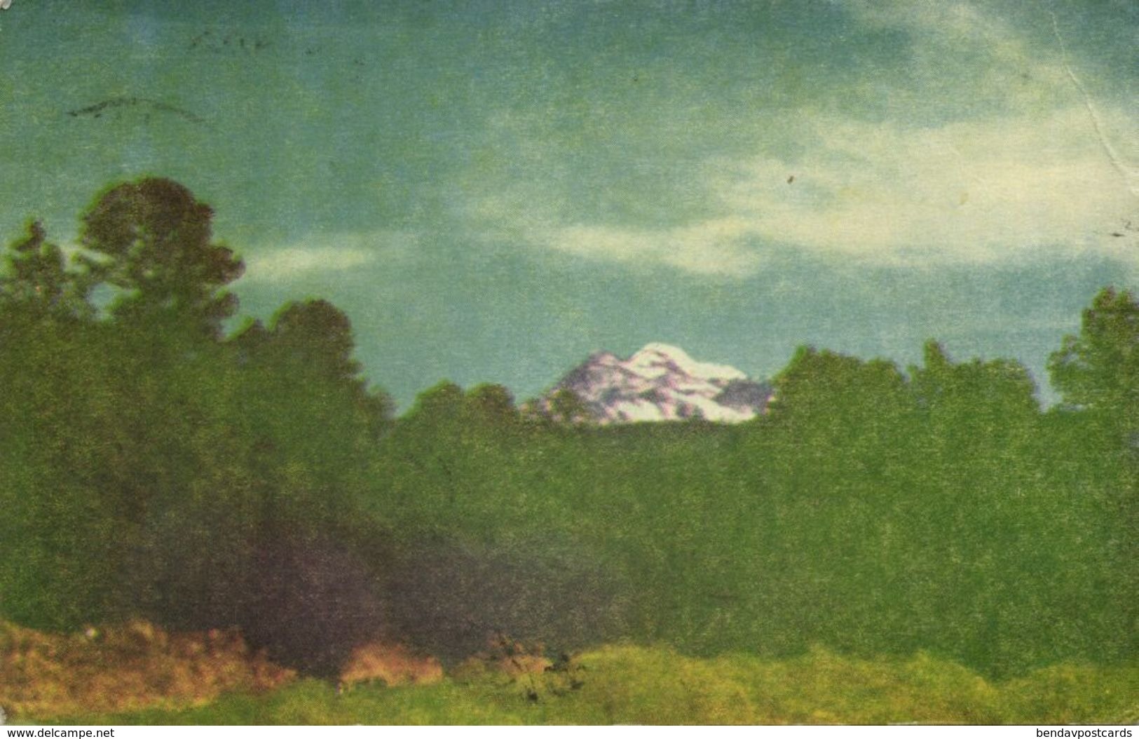 Mexico En Colores, Sent From Ciudad Juarez, US Censorship 68035 (1944) Postcard - Mexique