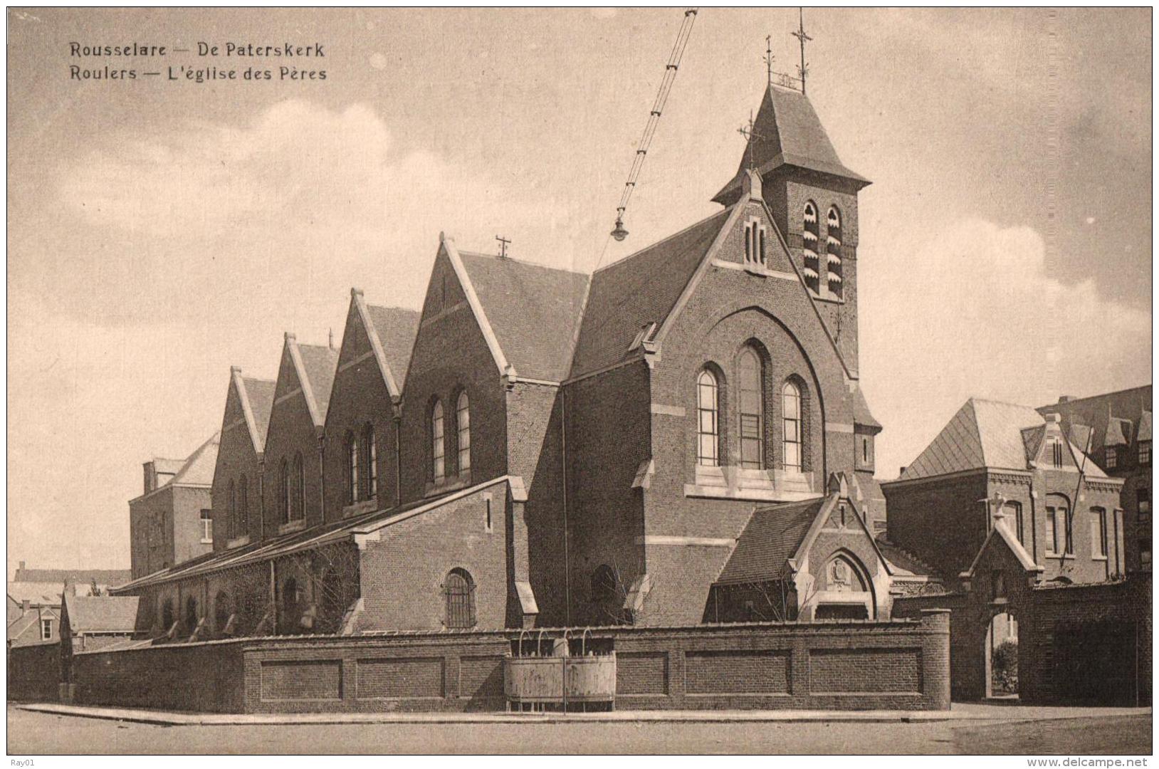 BELGIQUE - ROESELARE -  ROUSSELARE - ROULERS - De Paterskerk - L'église Des Pères. - Roeselare