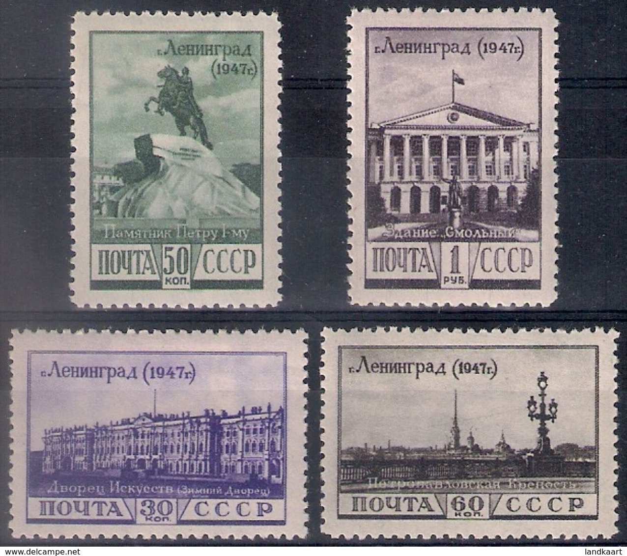 Russia 1948, Michel Nr 1179-82, MLH OG - Ongebruikt