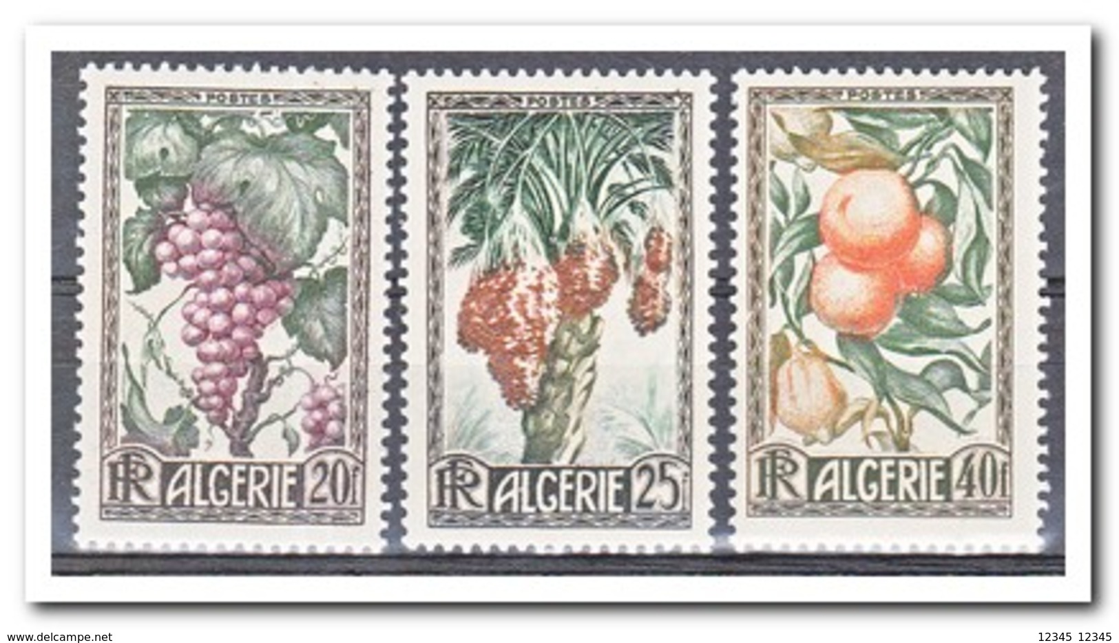 Algerije 1950, Postfris MNH, Fruit - Algerije (1962-...)