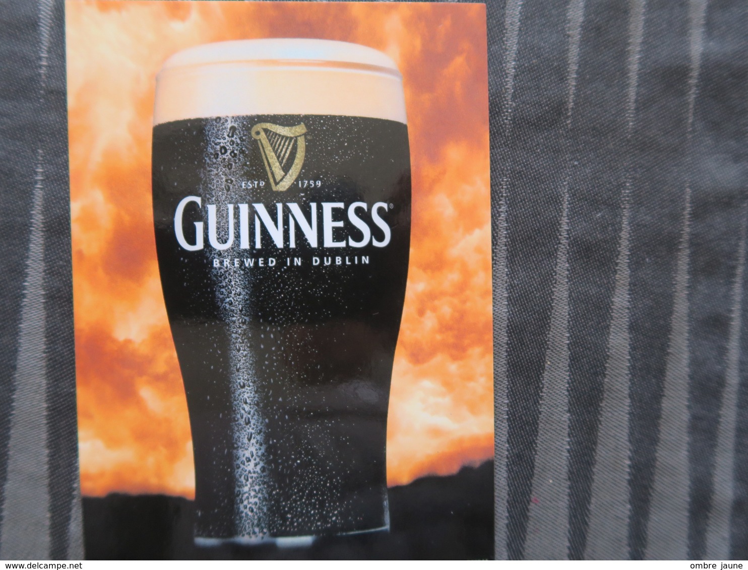 TI - CARTE PUBLICITAIRE - GUINNESS - Advertising