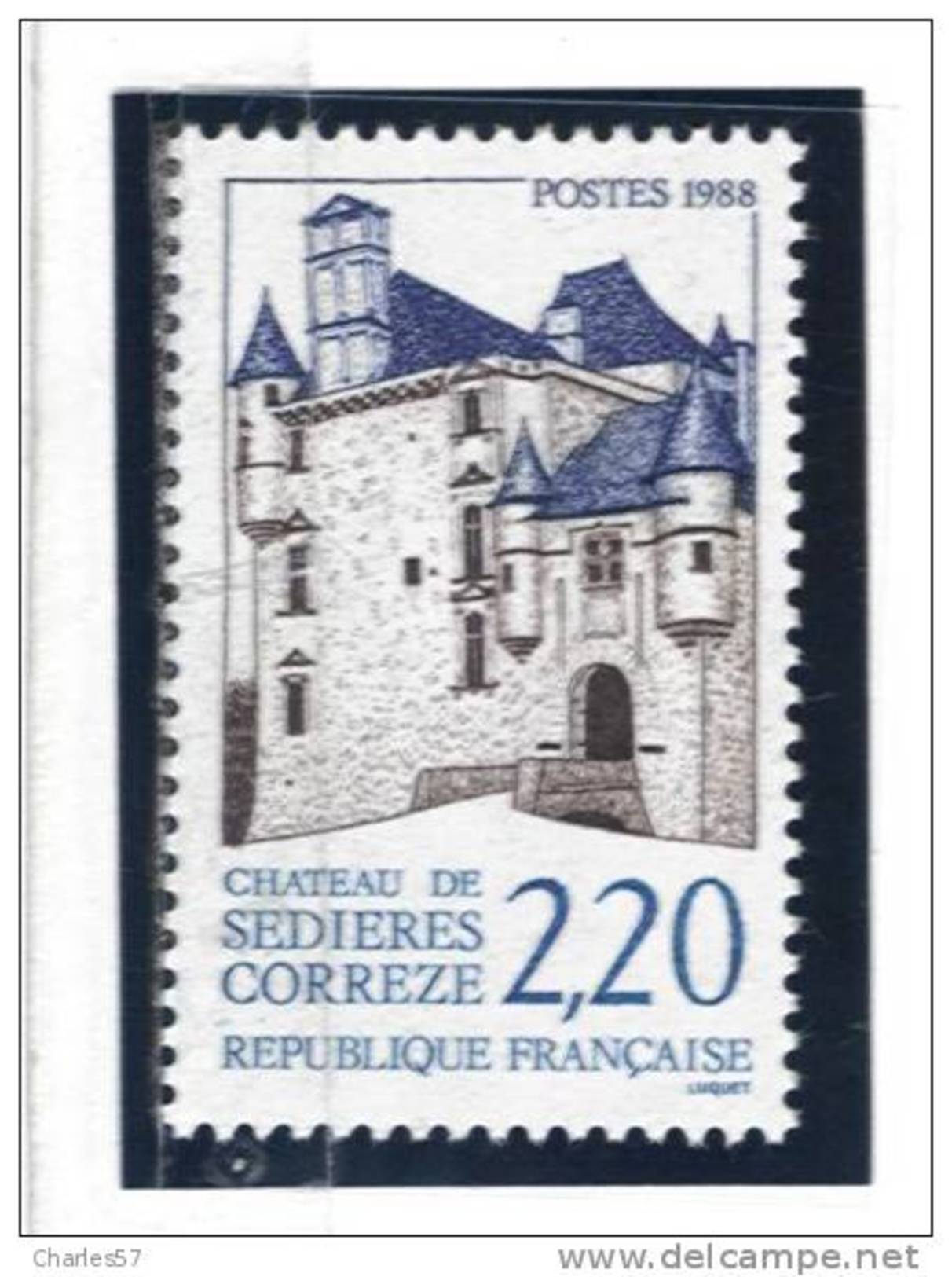 France 2546  Neuf ** (Château De Sedières)  -(cote 1,00&euro;) - Neufs