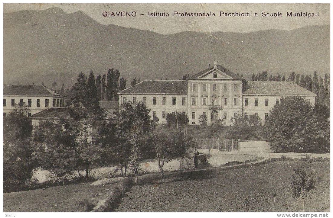 GIAVENO ISTITUTO PROFESSIONALE PACCHIOTTI E SCUOLE MUNICIPALI 1924 - Altri & Non Classificati