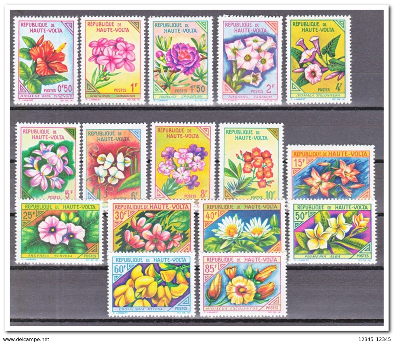 Opper-Volta 1963, Postfris MNH, Flowers - Opper-Volta (1958-1984)