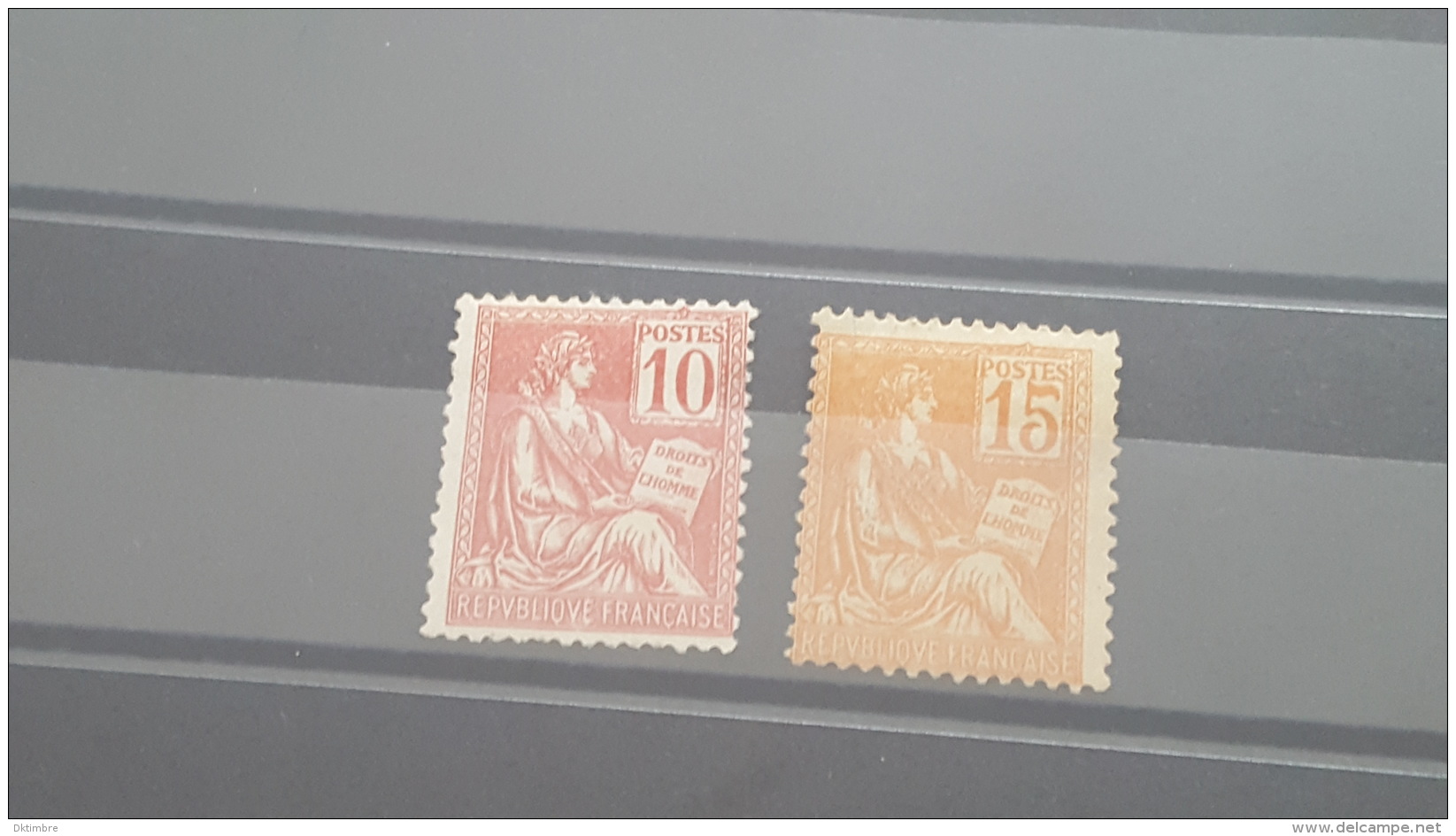 LOT 386478 TIMBRE DE FRANCE NEUF* N°116/117 VALEUR 59 EUROS - Neufs