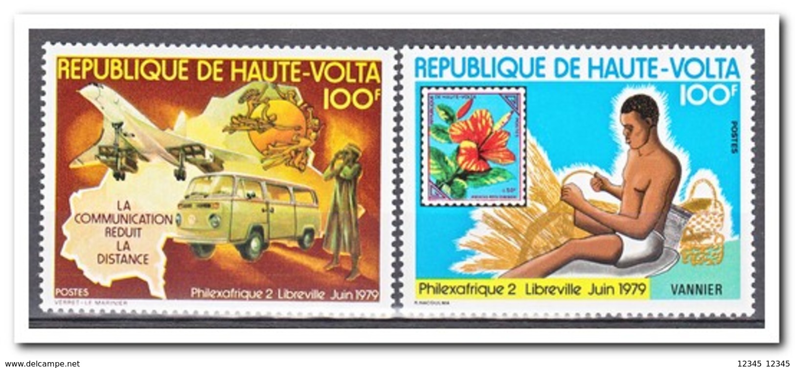 Opper-Volta 1979, Postfris MNH, Flowers, PHILEXAFRIQUE - Opper-Volta (1958-1984)