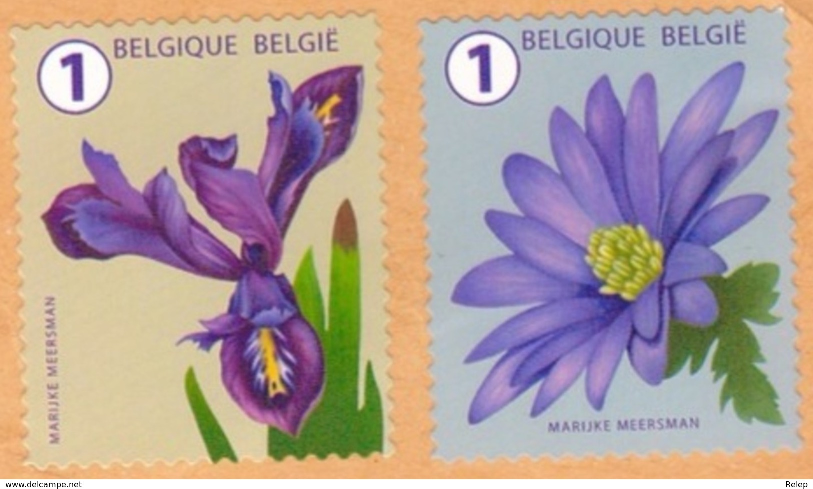 Belgique - 2016 Flowers  ( Timbres Rouleaux ) - Franqueo