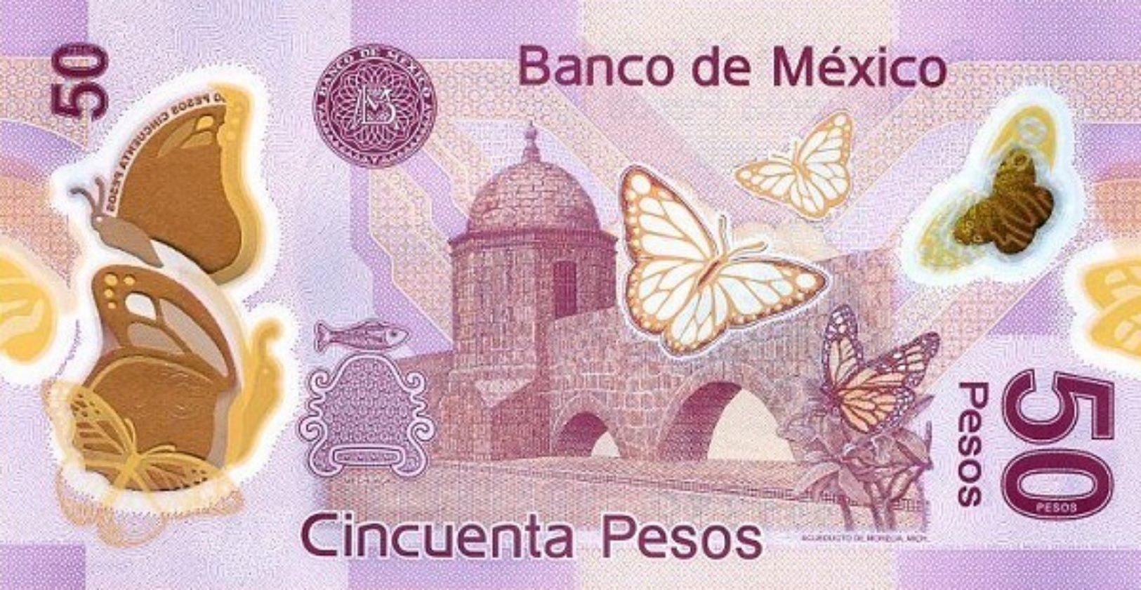 MEXICO.2015. 50 PESOS.T SERIES POLYMER UNCIRCULATED (B) - Mexico