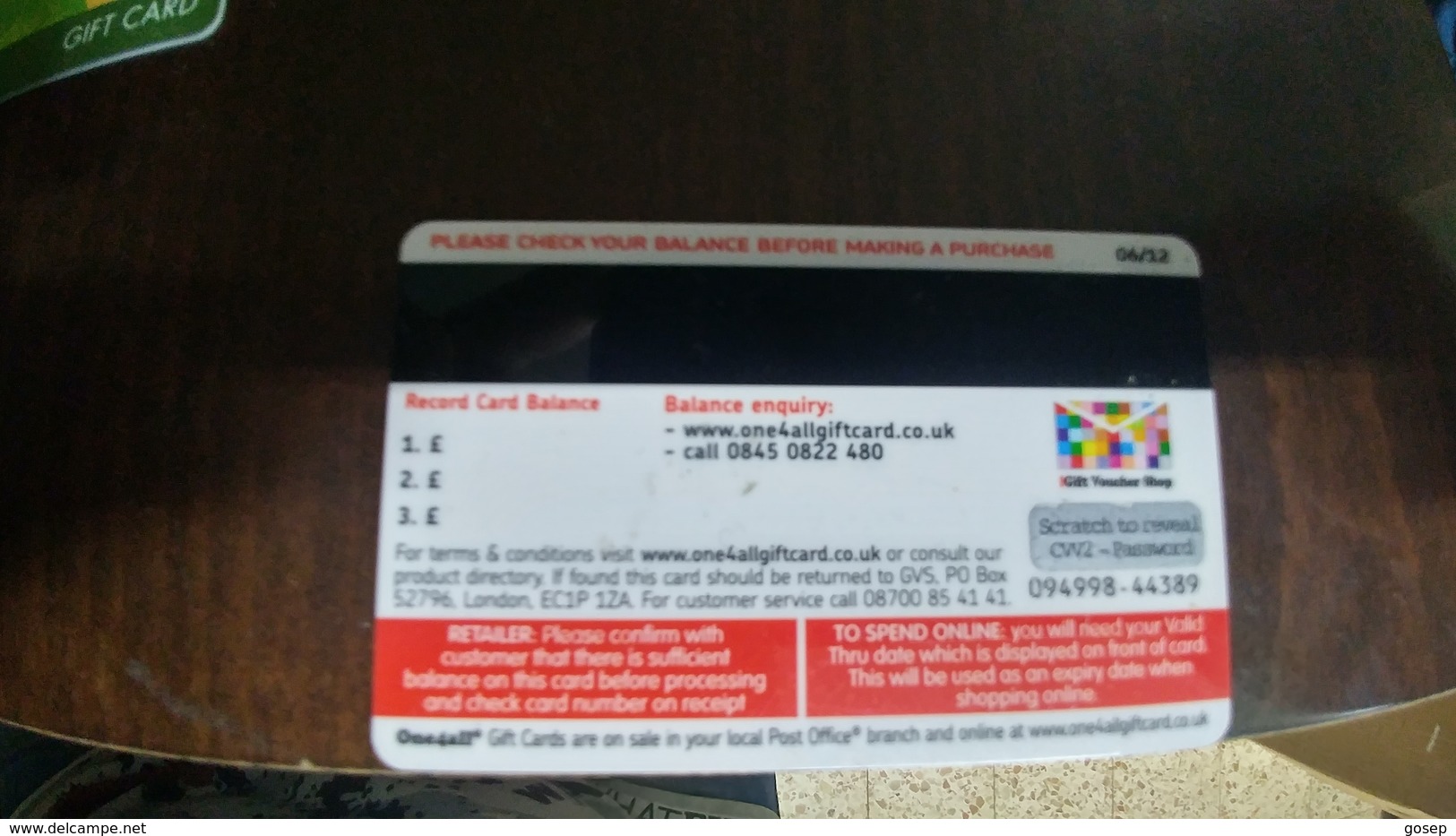 United Kingdom-credict Card-post Office-(534)-(0421-5328)-used Card+1 Card Prepiad Free - Cartes De Crédit (expiration Min. 10 Ans)