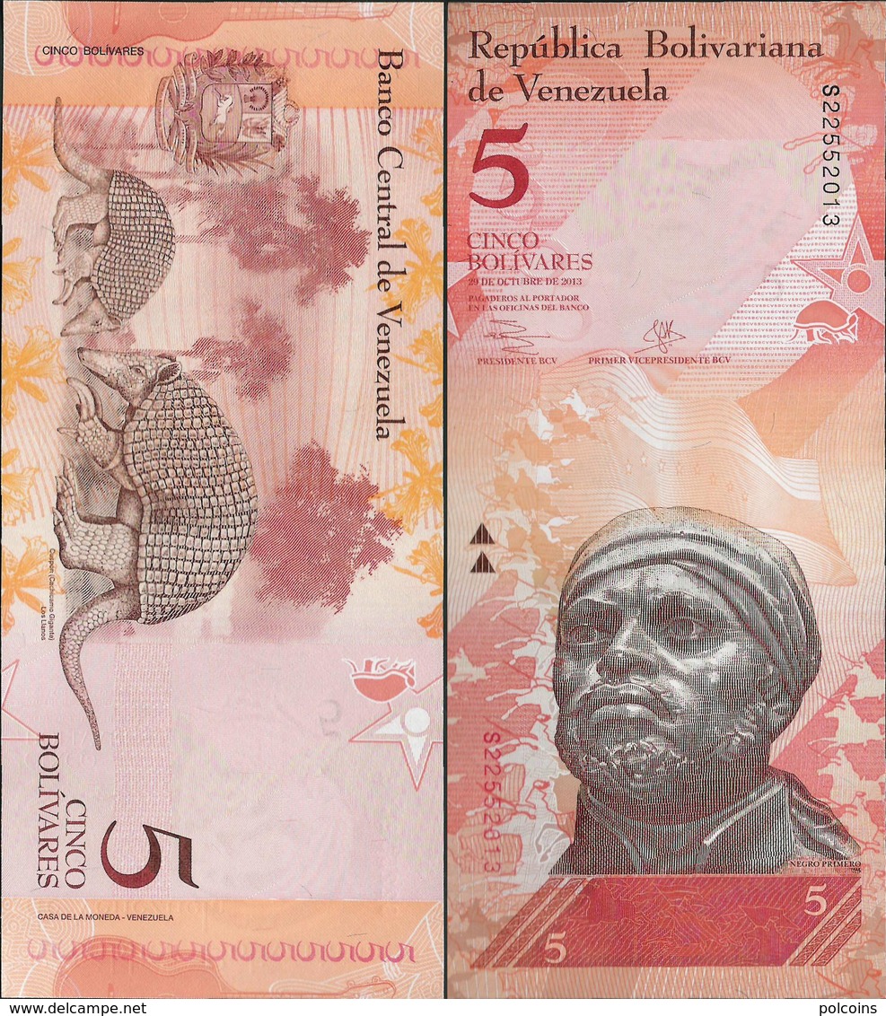 Venezuela 2013 - 5 Bolivares - Pick 89 UNC - Venezuela