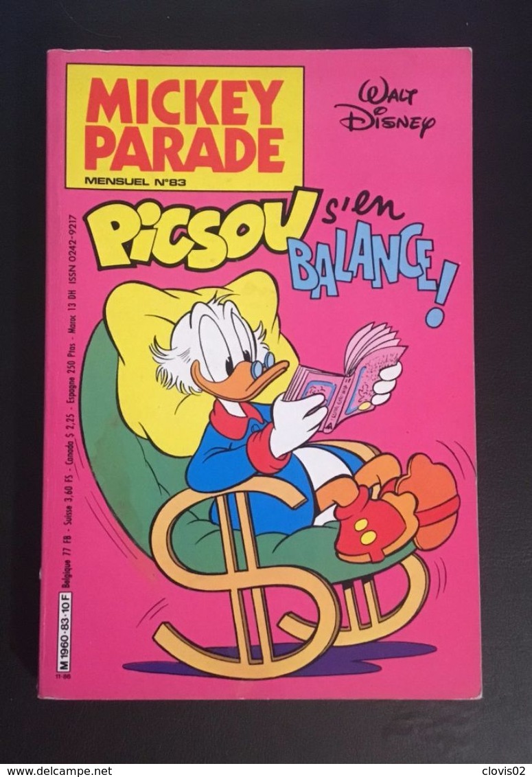 Mickey Parade 83 Picsou S'en Balance 11-1986 - Mickey Parade