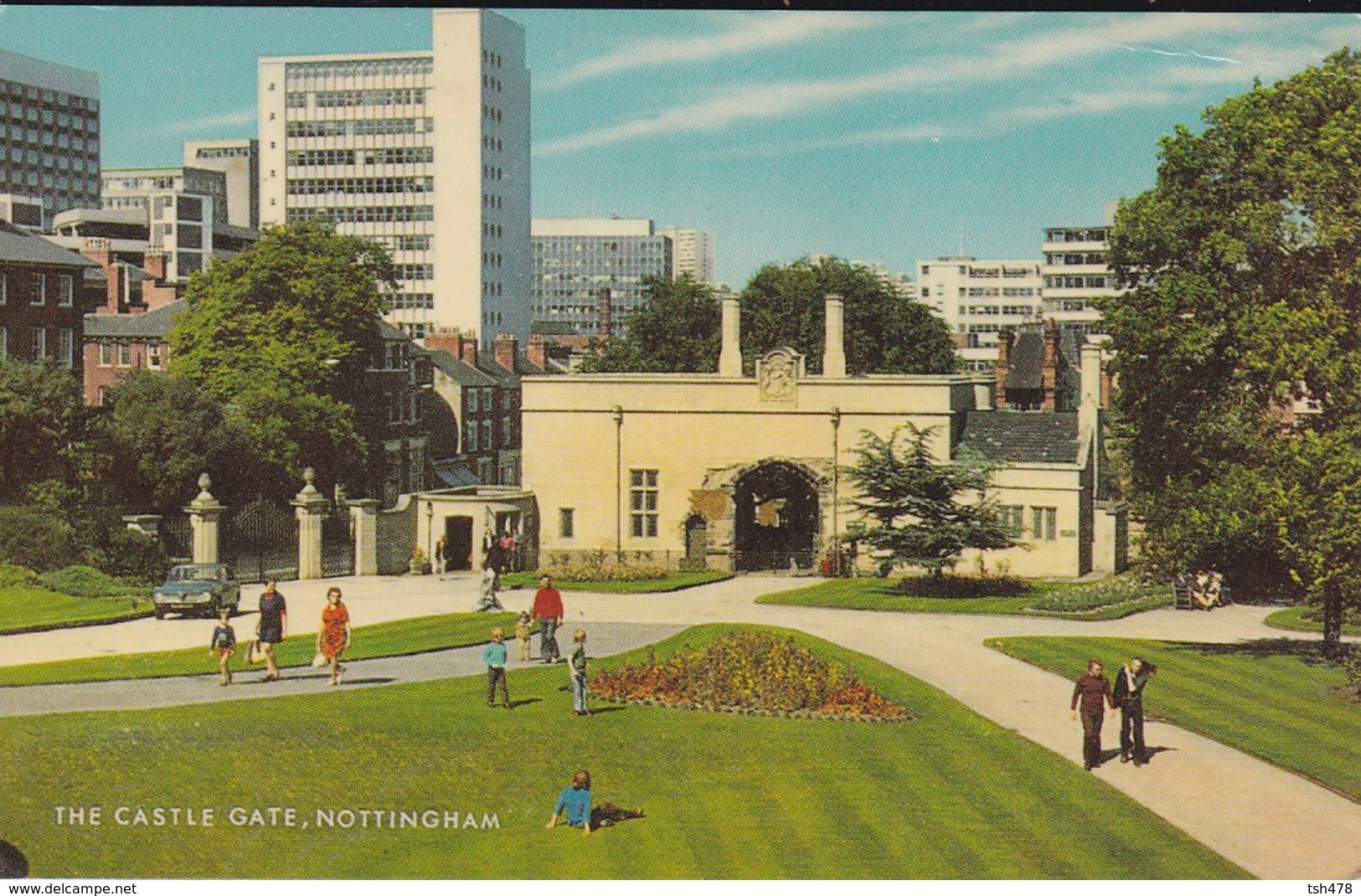 ANGLETERRE--NOTTINGHAM---the Castle Gate--voir 2 Scans - Nottingham