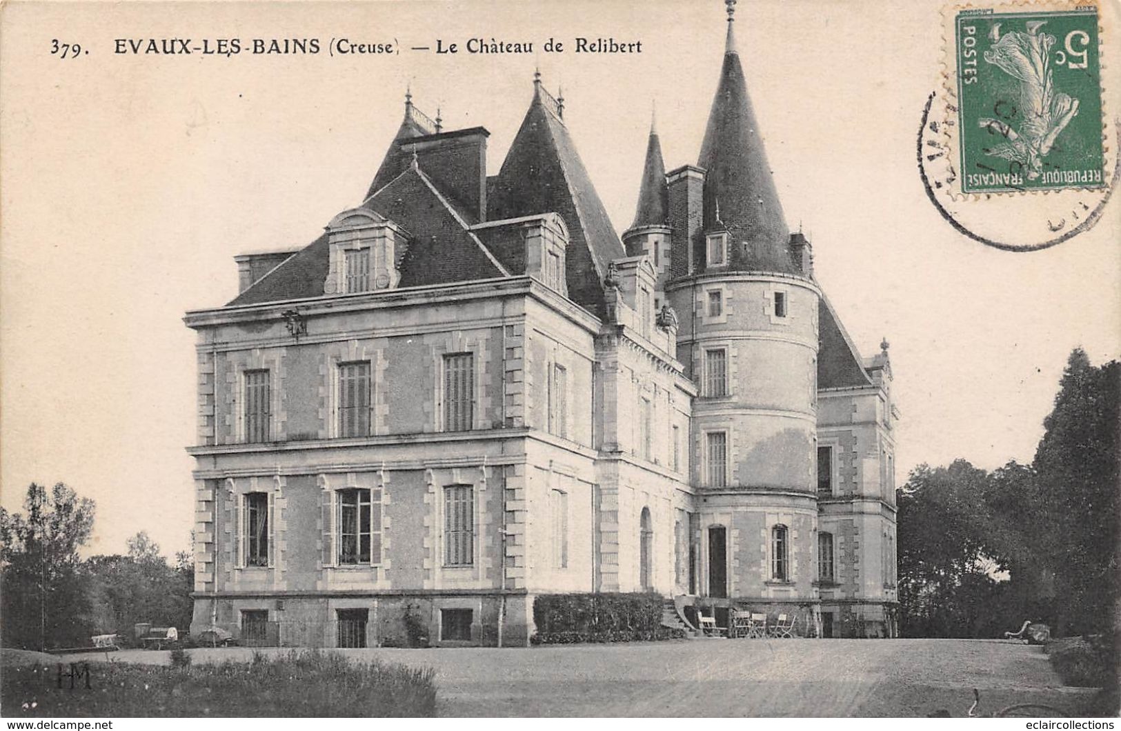 Evaux Les Bains        23      Château De Relibert   - 1 -          (voir Scan) - Evaux Les Bains