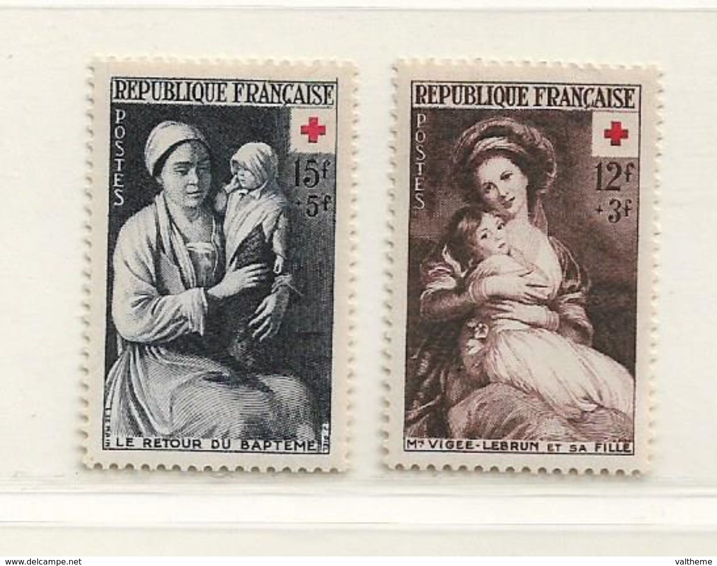 FRANCE   ( FR - 2675 )   1953  N° YVERT ET TELLIER  N°  966/967   N* - Neufs