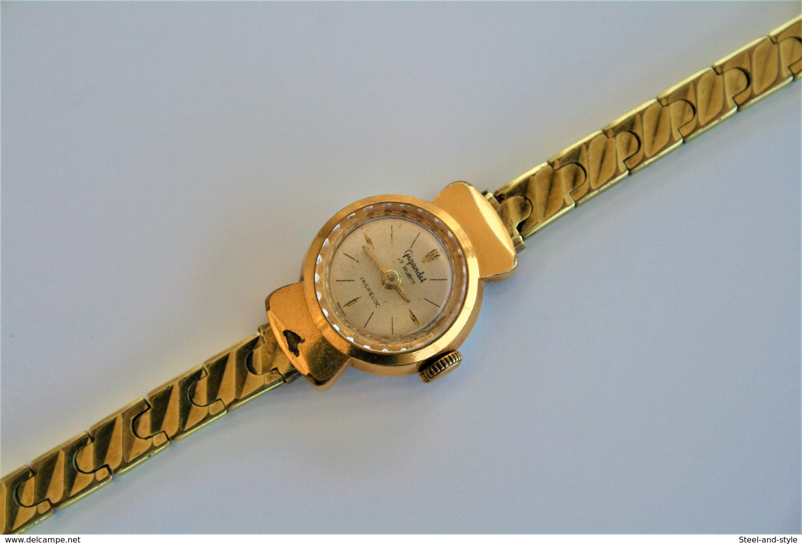 Watches : GIGANDET GENEVE LADIES HAND WIND Incabloc HIPSTER COCKTAIL - Original - Swiss - Running - Excelent Condition - Orologi Moderni