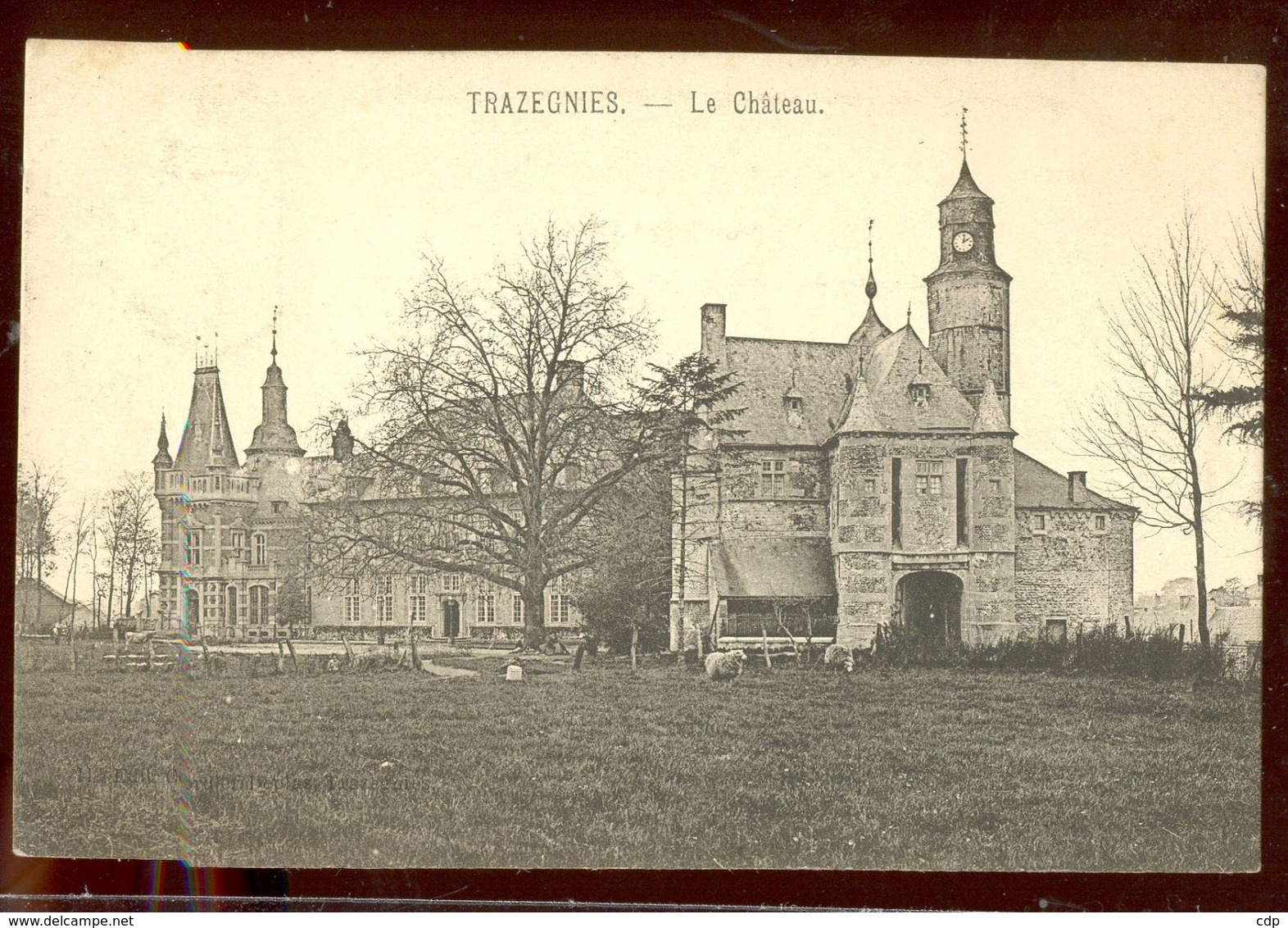 Cpa Trazegnies   1906 - Courcelles