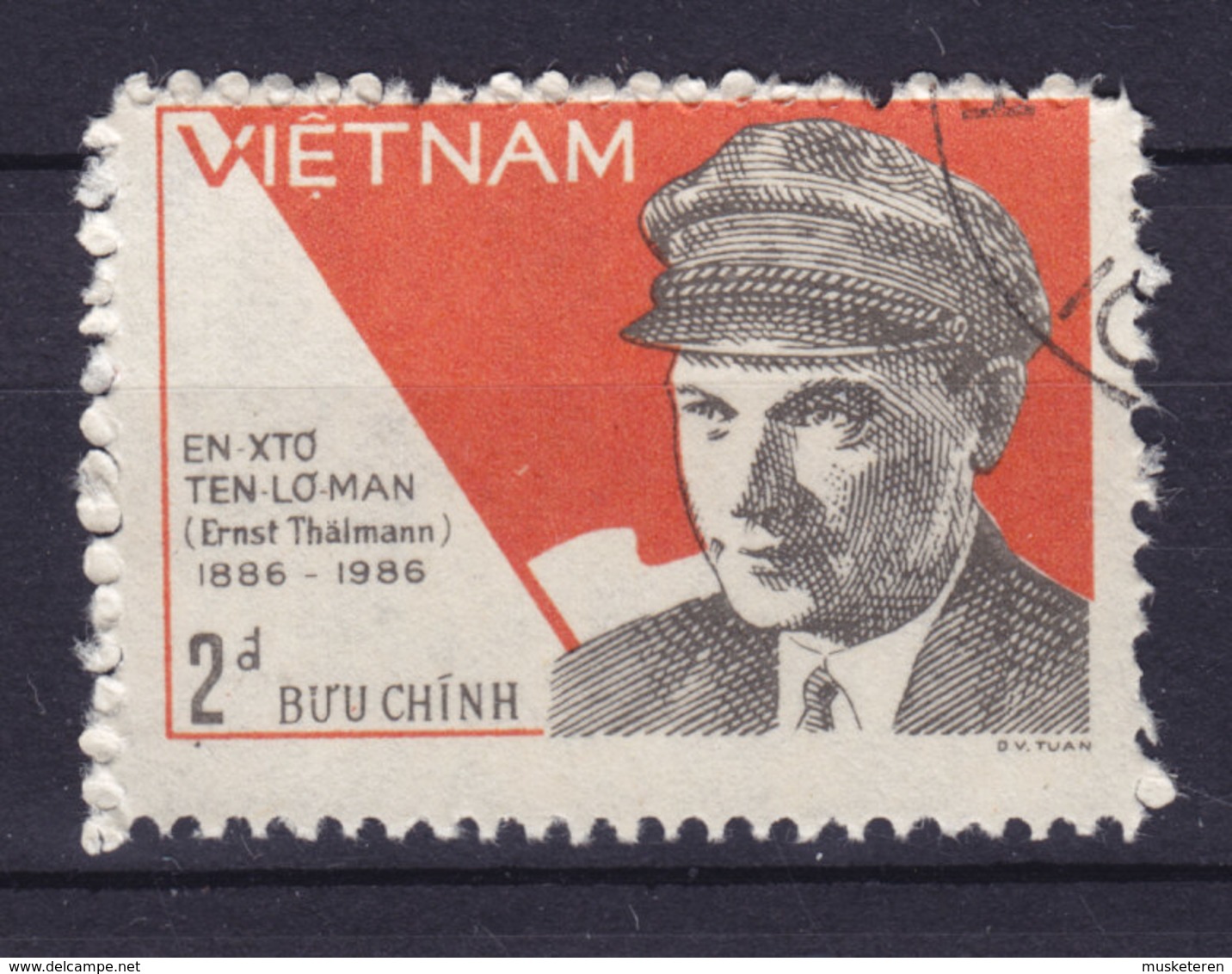 Vietnam 1986 Mi. 1680     2 D Ernst Thälmann Deutscher Politiker - Vietnam