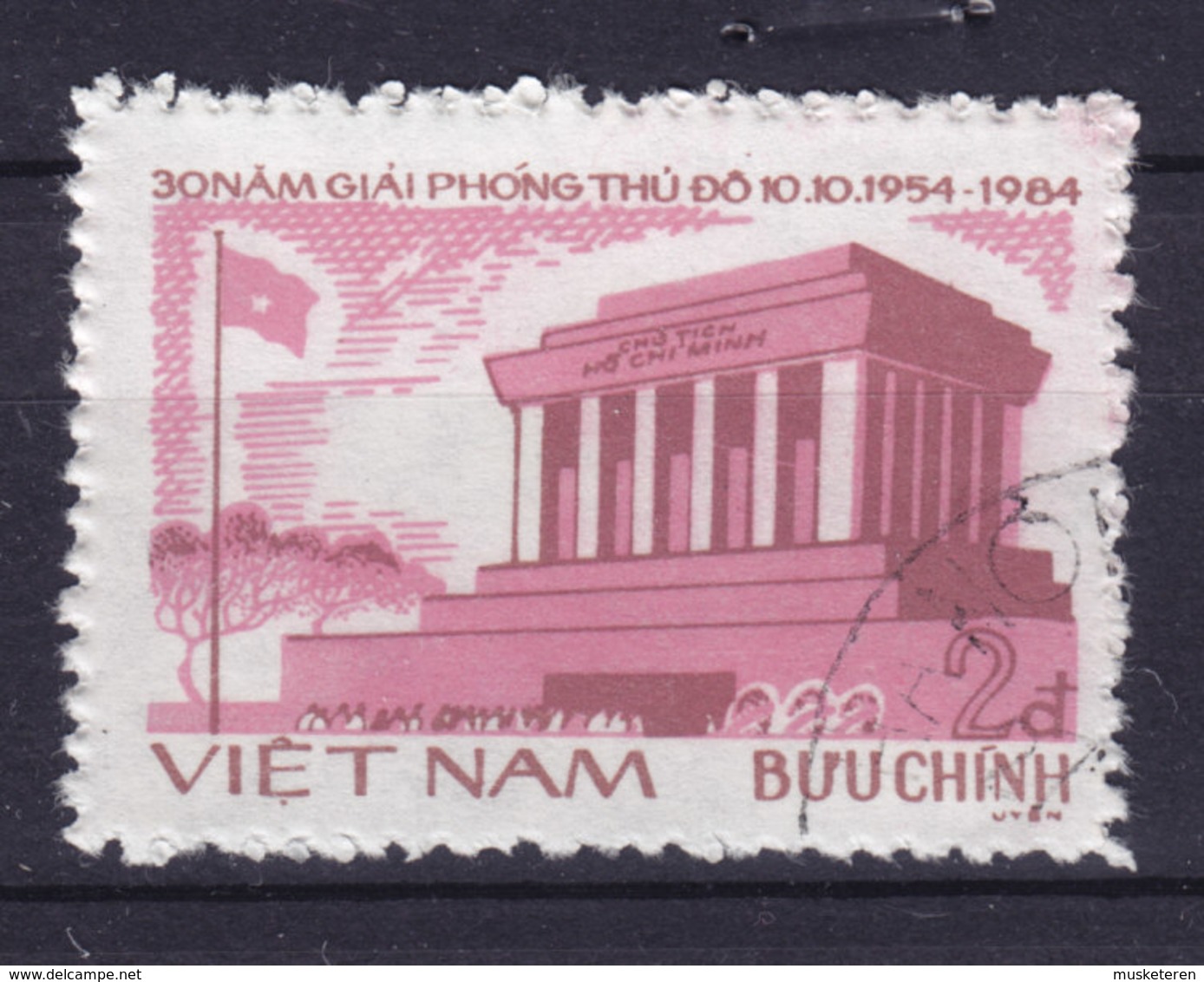 Vietnam 1984 Mi. 1493       1 D Befreiung Von Hanoi Ho Chi Minh Mausoleum - Vietnam