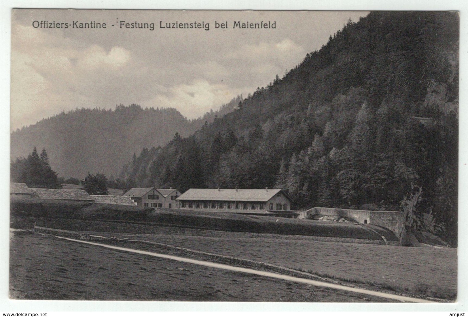 Suisse /Schweiz/Svizzera/Switzerland // Grisons //  Luziensteig Bei Maienfeld, Offiziers-Kantine - Maienfeld