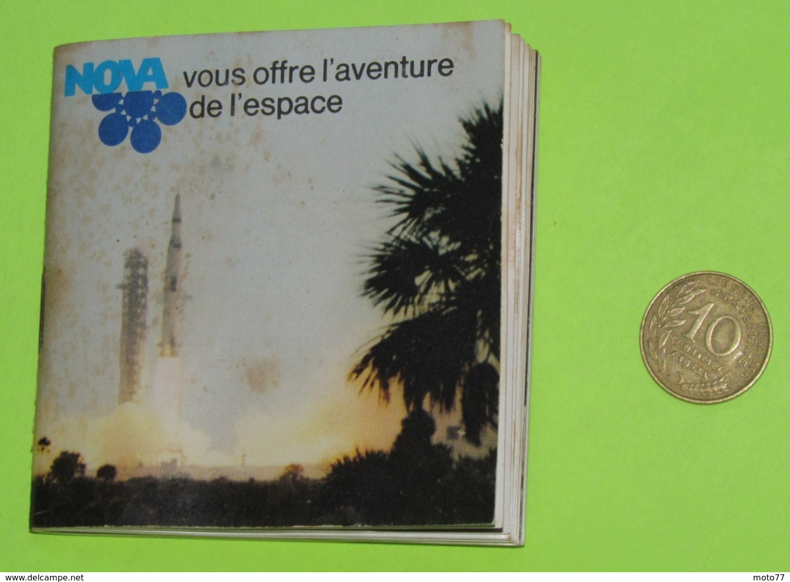 Rare Le TRES PETIT Album Collecteur Images Vignettes - Fromagerie NOVA - L'Aventure De L'Espace - Incomplet - Vers 1969 - Albums & Katalogus