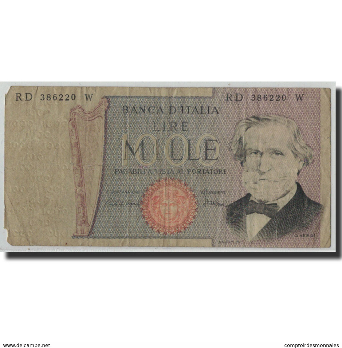 Billet, Italie, 1000 Lire, 1981, 1981-05-30, KM:101h, B - 1000 Lire