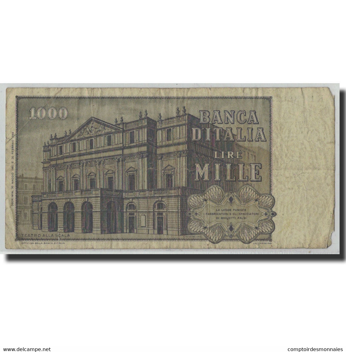 Billet, Italie, 1000 Lire, 1981, 1981-05-30, KM:101h, B - 1000 Lire