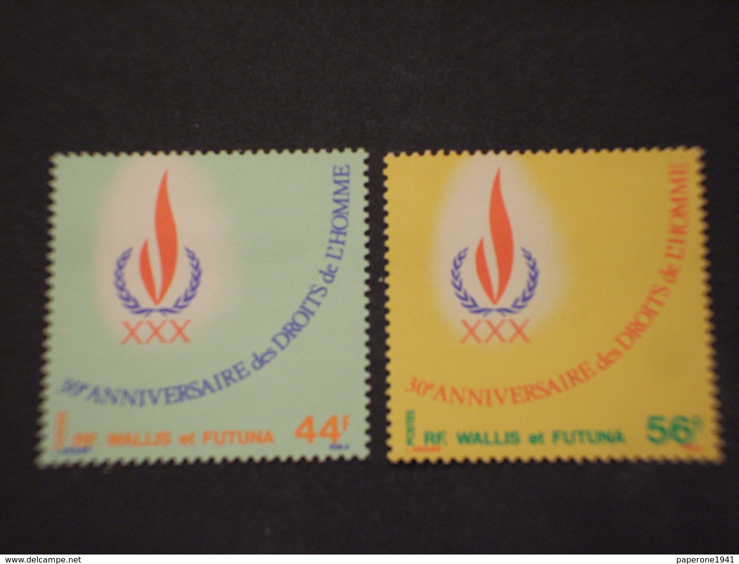 WALLIS E FUTUNA - 1978 DIRITTI 2 VALORI - NUOVO(++) - Unused Stamps
