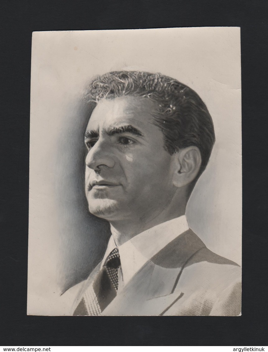 SHAH OF PERSIA AS A YOUNG MAN 1950 - Historical Documents
