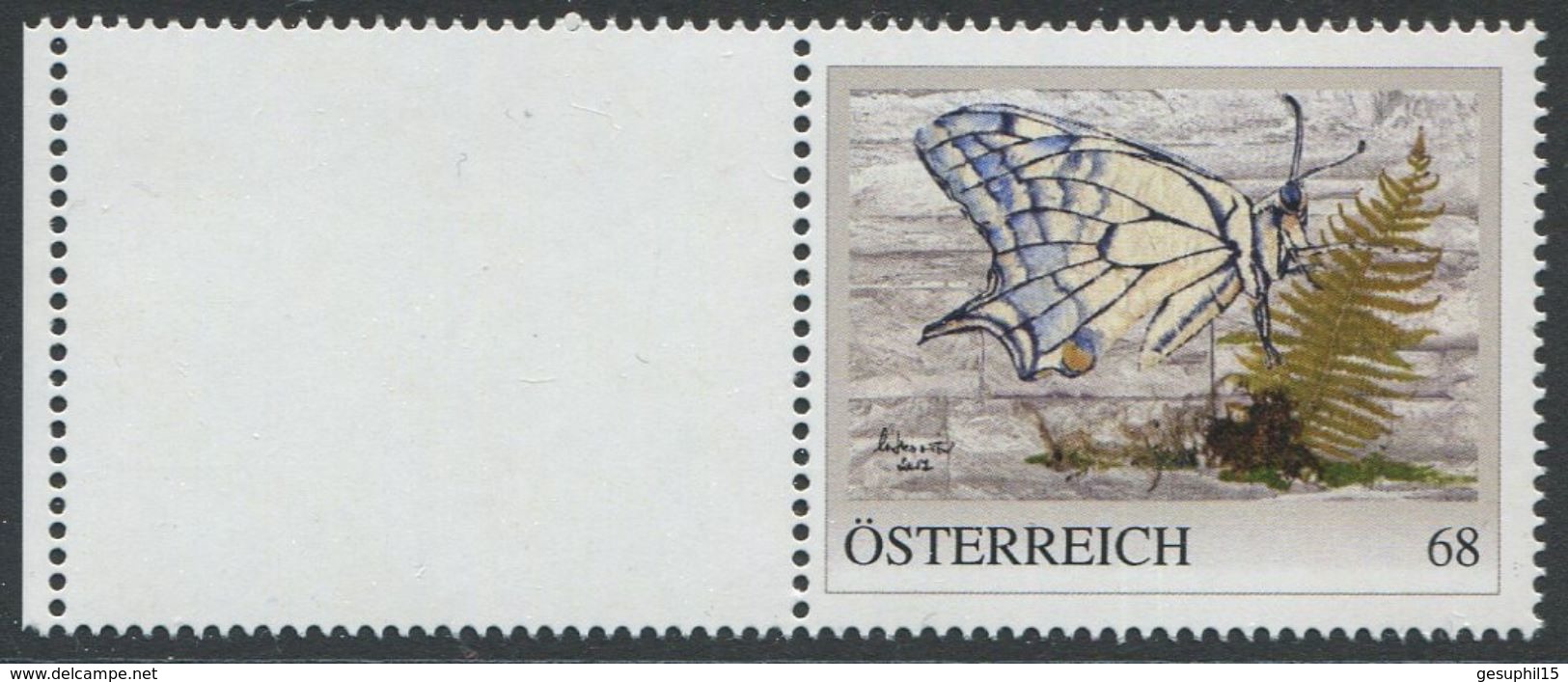 ÖSTERREICH / 8125145 / Schmetterling 11 / Postfrisch / ** / MNH - Personnalized Stamps