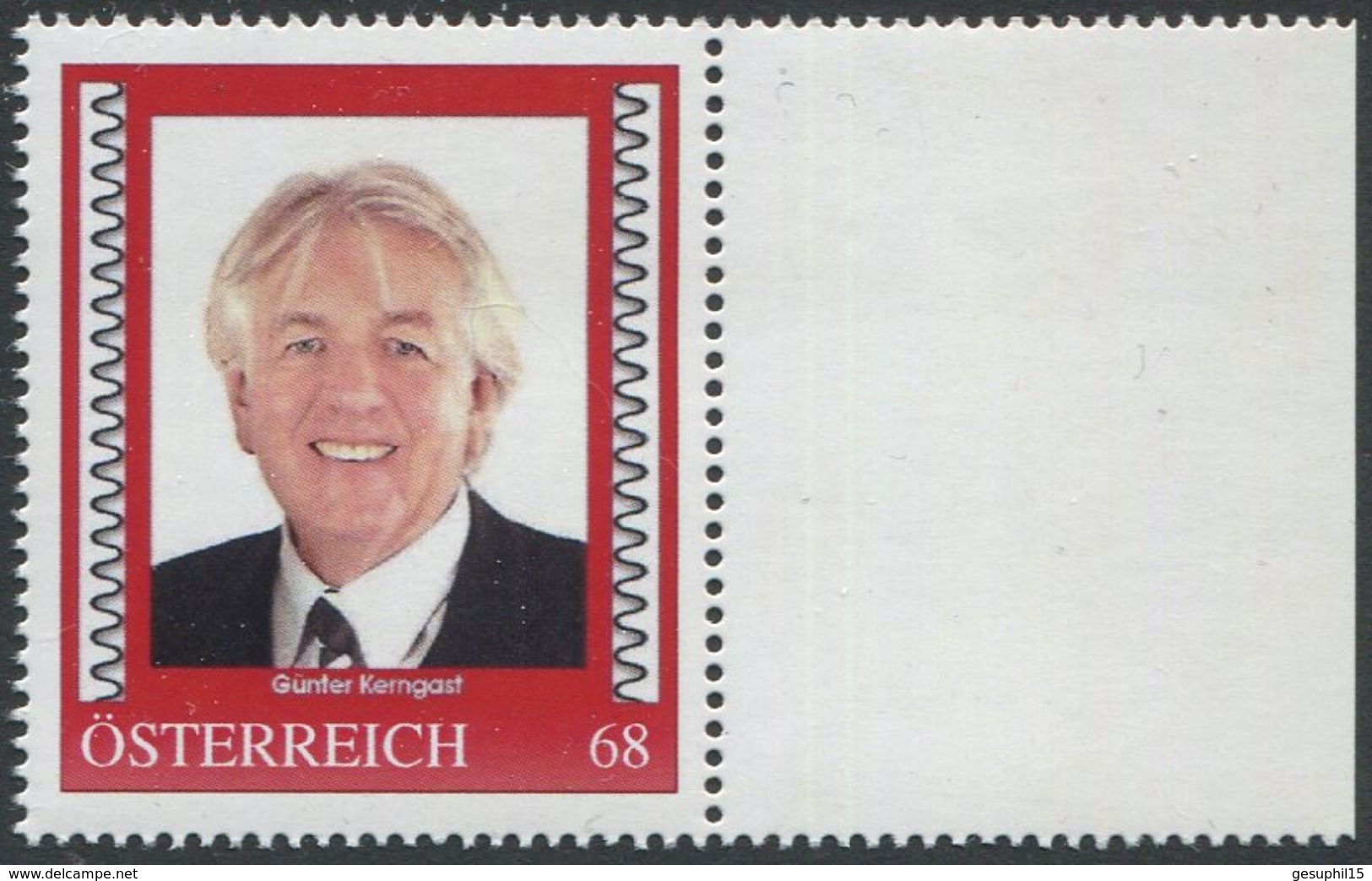 ÖSTERREICH / 8124858 / Günter Kerngast / Postfrisch / ** / MNH - Personalisierte Briefmarken