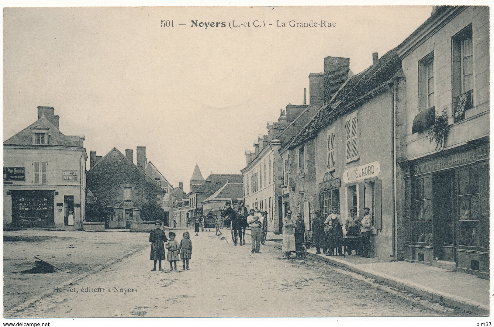 NOYERS - La Grande Rue - Noyers Sur Cher