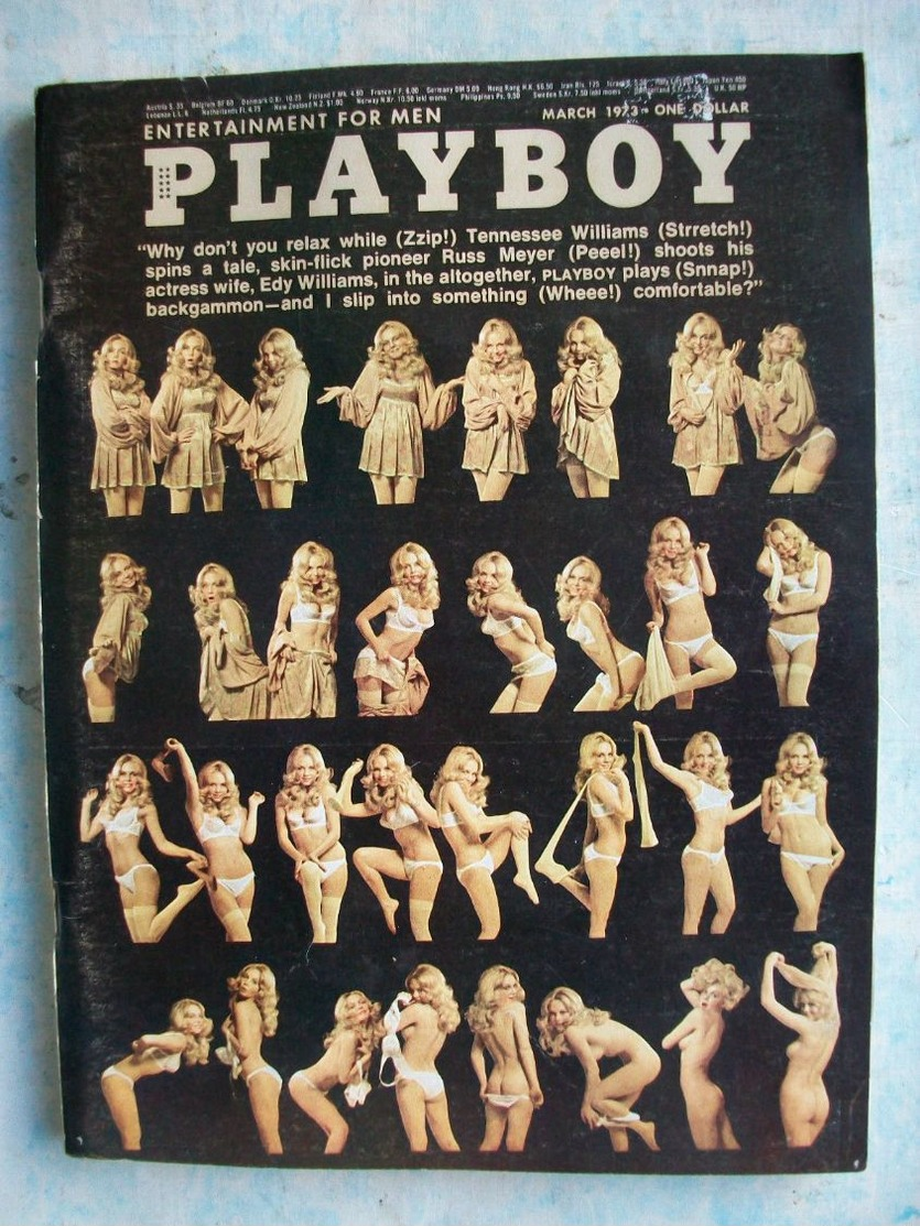 PLAYBOY=MARZO 1973=LINGUA ORIGINALE=JOE FRAZIER+BACKGAMMON+WALTER SCHNEIDER+... - Altri & Non Classificati