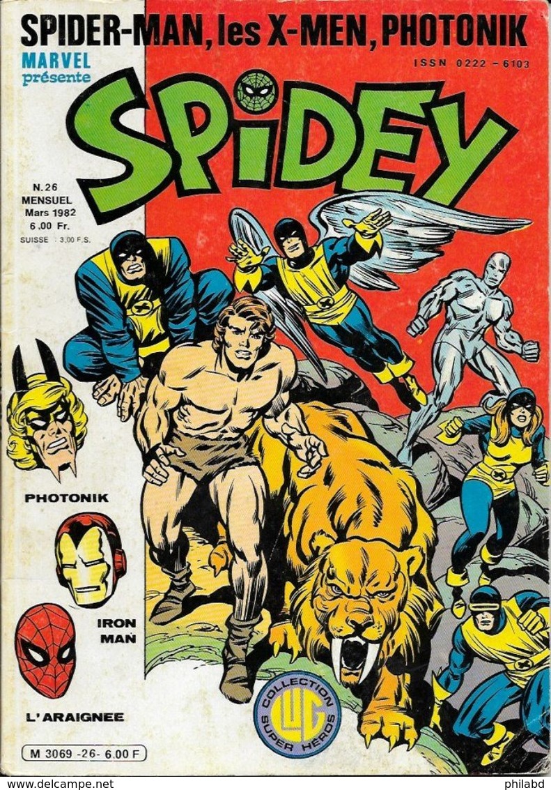 SPIDEY 26 - LUG 1982 BE - Spidey