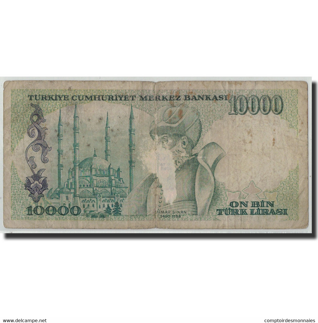 Billet, Turquie, 10,000 Lira, 1970, KM:199, B - Turkey