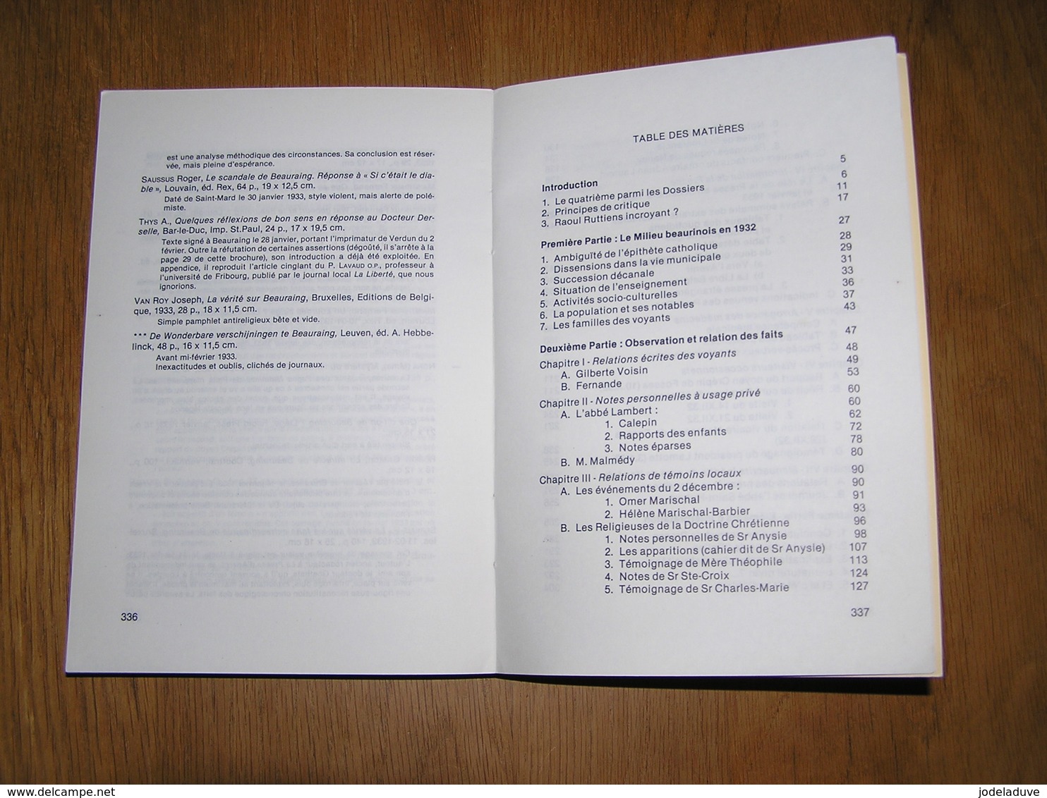 DOSSIERS BEAURAING N° 4 Sources & Documents Avant 1933 Joset Régionalisme Eglise Religion Apparition Témoignage Histoire - België